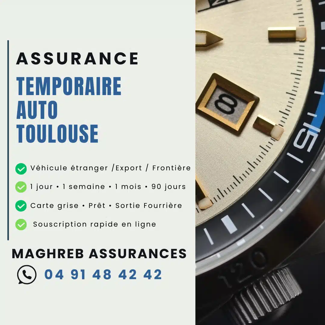 Assurance temporaire à Toulouse (Haute-Garonne) pour voiture de 1 à 90 jours – Devis rapide en ligne<br />
