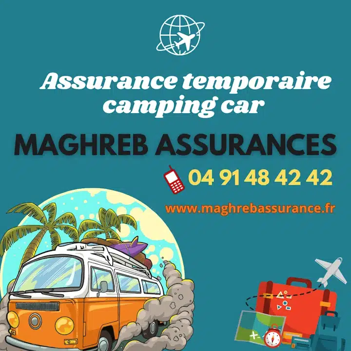 Obtenez votre assurance temporaire camping-car en ligne rapidement