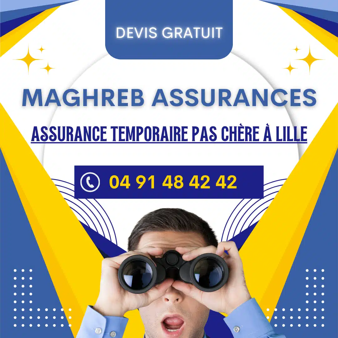 Souscrire une assurance temporaire voiture à Lille (Nord) – Protection courte durée pour tous véhicules
