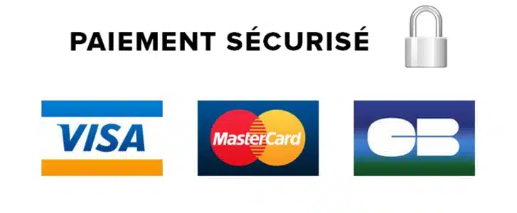 Paiement sécurisé par carte CB, Visa et Mastercard