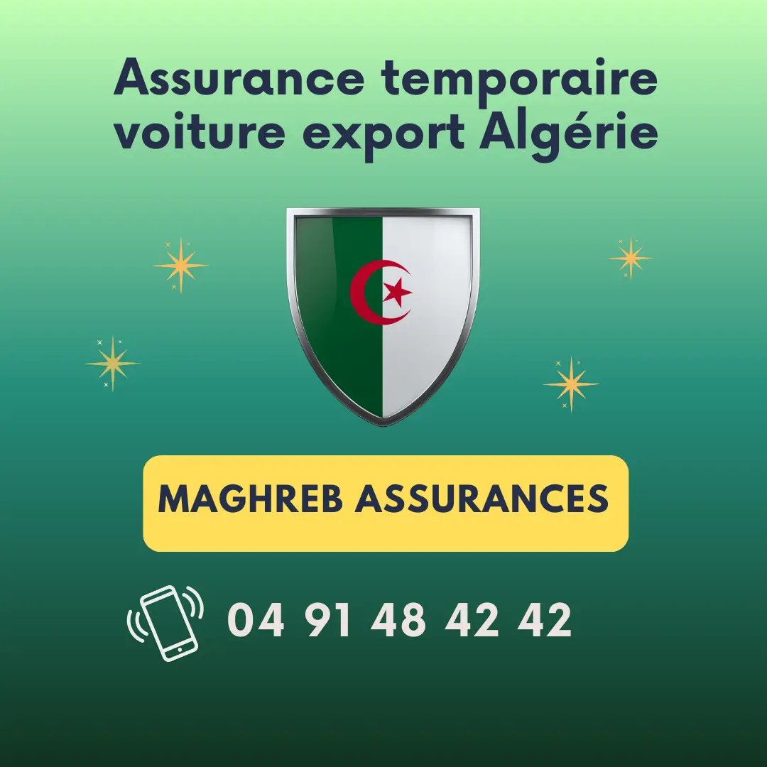 Assurance voiture export Algérie rapide et sécurisée